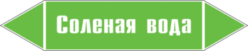 Маркировка трубопровода "соленая вода" (пленка, 507х105 мм) - Маркировка трубопроводов - Маркировки трубопроводов "ВОДА" - магазин "Охрана труда и Техника безопасности"